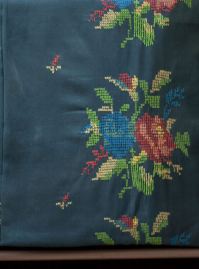 2 Piece - Cross Stitch Embroidered Suit