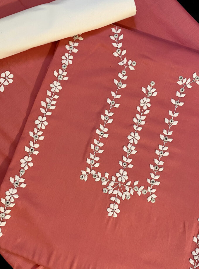 3 - PC Applique & Mirror work Pink