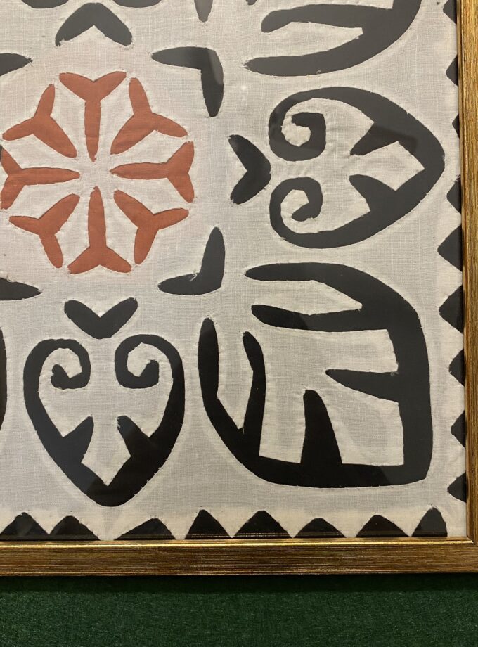 Black and White Applique Frame