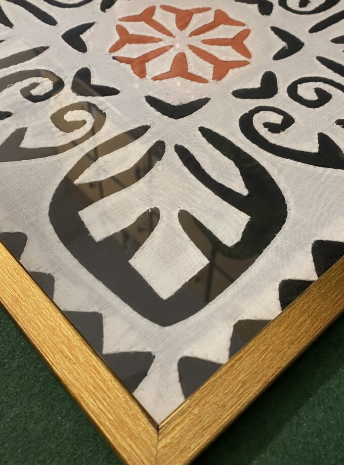 Black and White Applique Frame