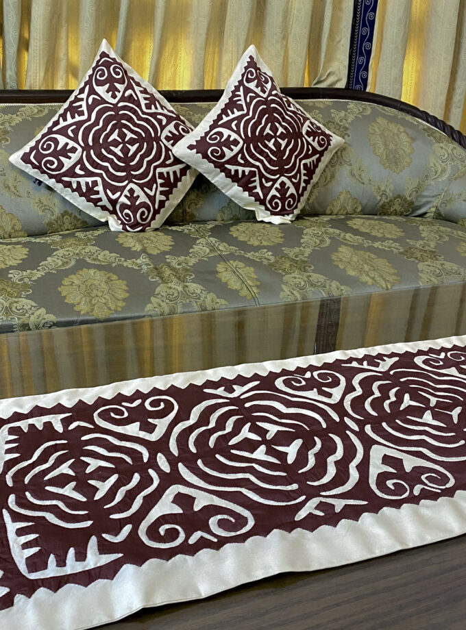 5PC Took Work Runner Cushions Set