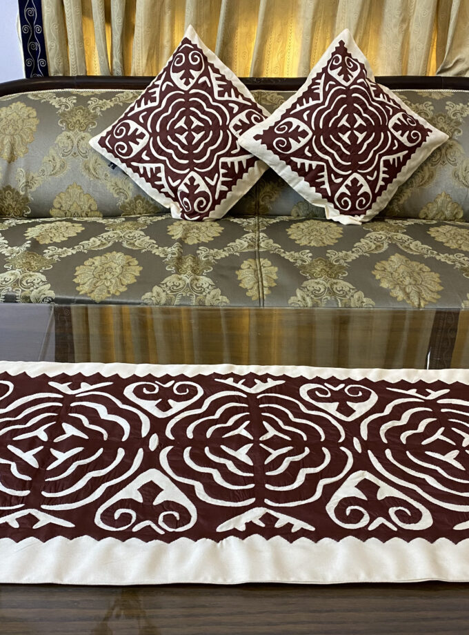 5PC Took Work Runner Cushions Set