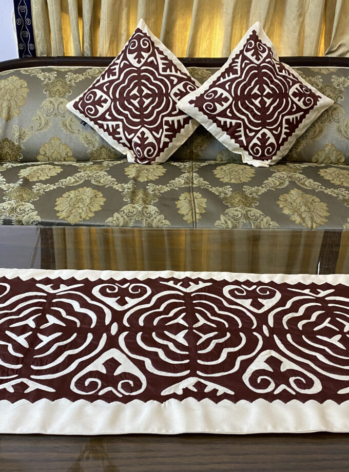 5PC Took Work Runner Cushions Set