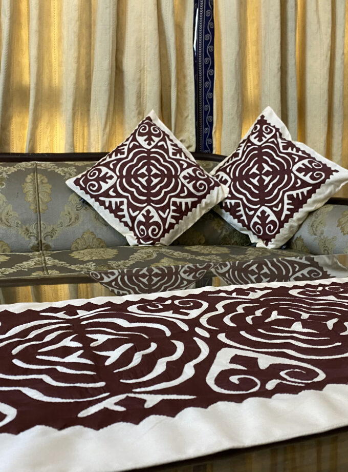 5PC Took Work Runner Cushions Set