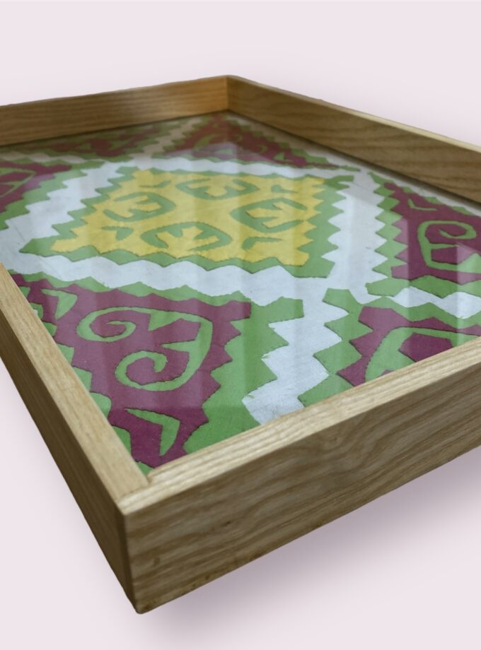 Applique Tray Multicolor