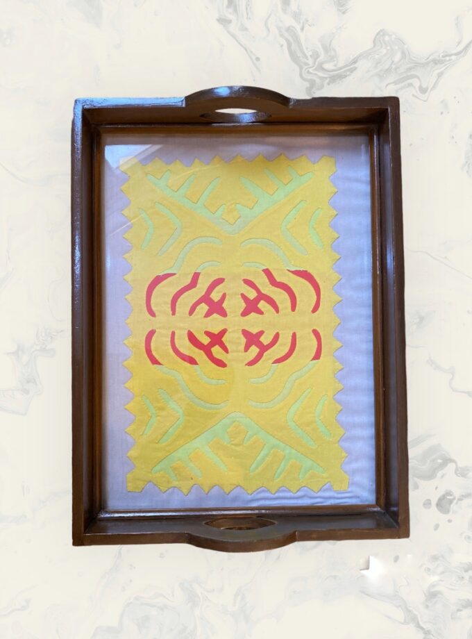 Applique Tray Multicolor