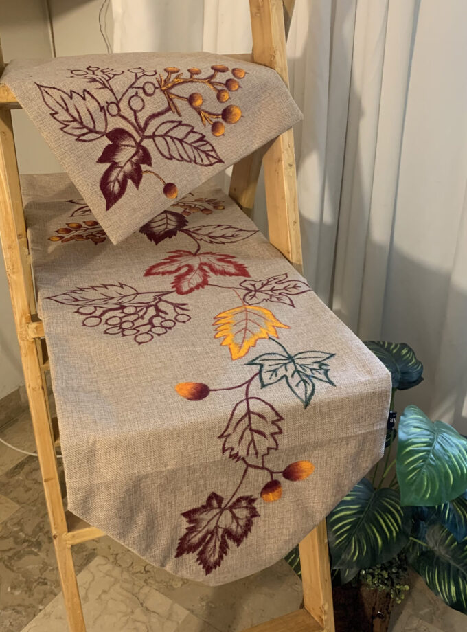 7 PC Hand-painted Runner Mats