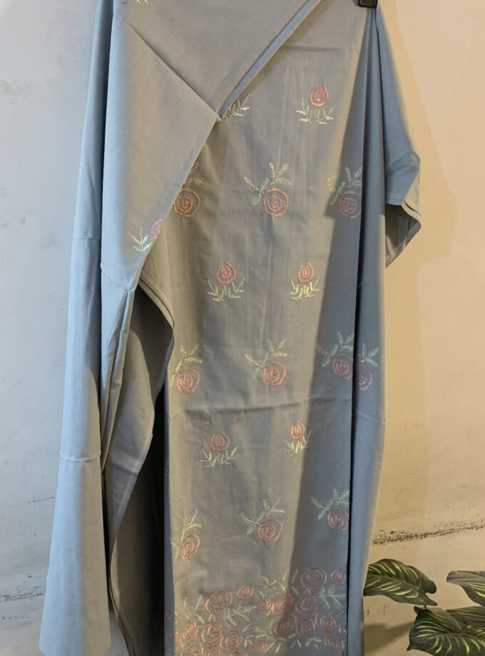 3-Piece Embroidery work Unstitched Suit