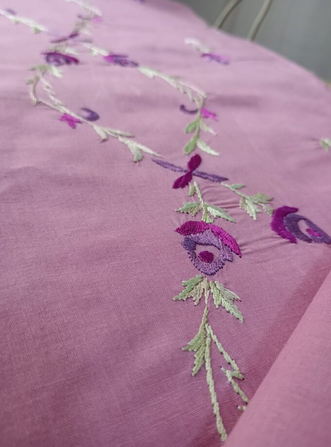 2-Piece Embroidery work Unstitched Suit