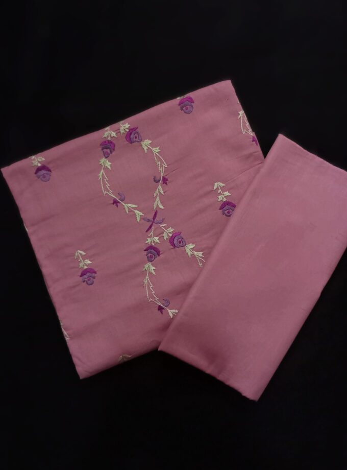 2-Piece Embroidery work Unstitched Suit