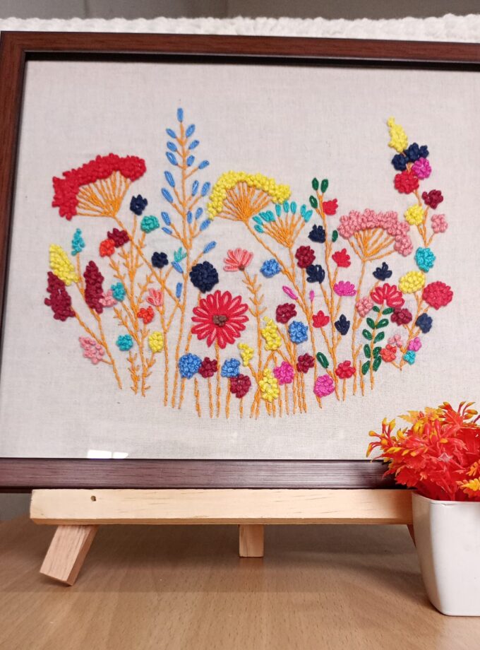 Embroidered Frame