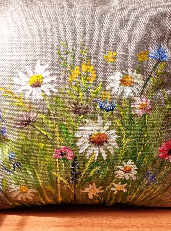 1 Pc Painted Cushion Cover