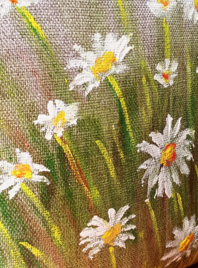 1 Pc Painted Cushion Cover