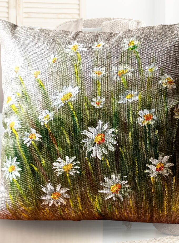 1 Pc Painted Cushion Cover