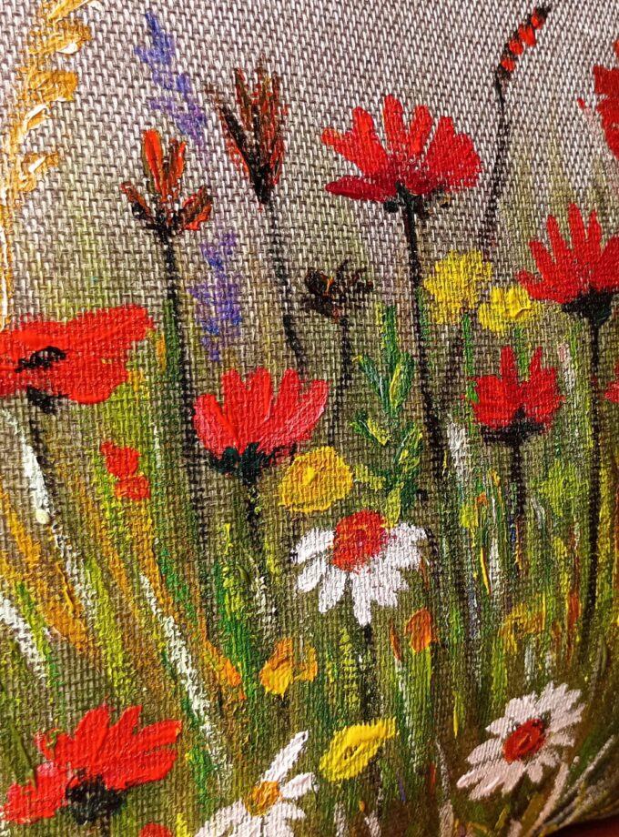 1 Pc Painted Cushion Cover