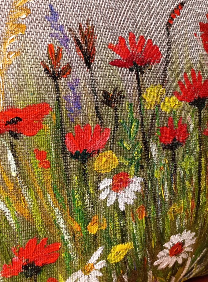 1 Pc Painted Cushion Cover