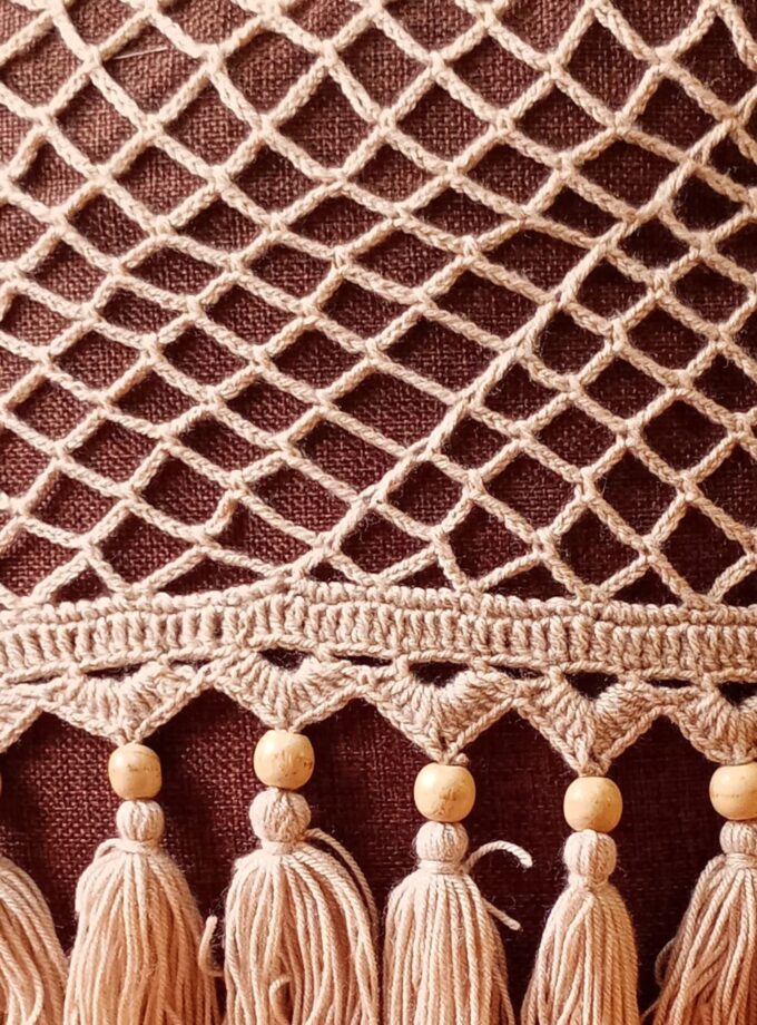 1 Pc Crochet Cushion Cover