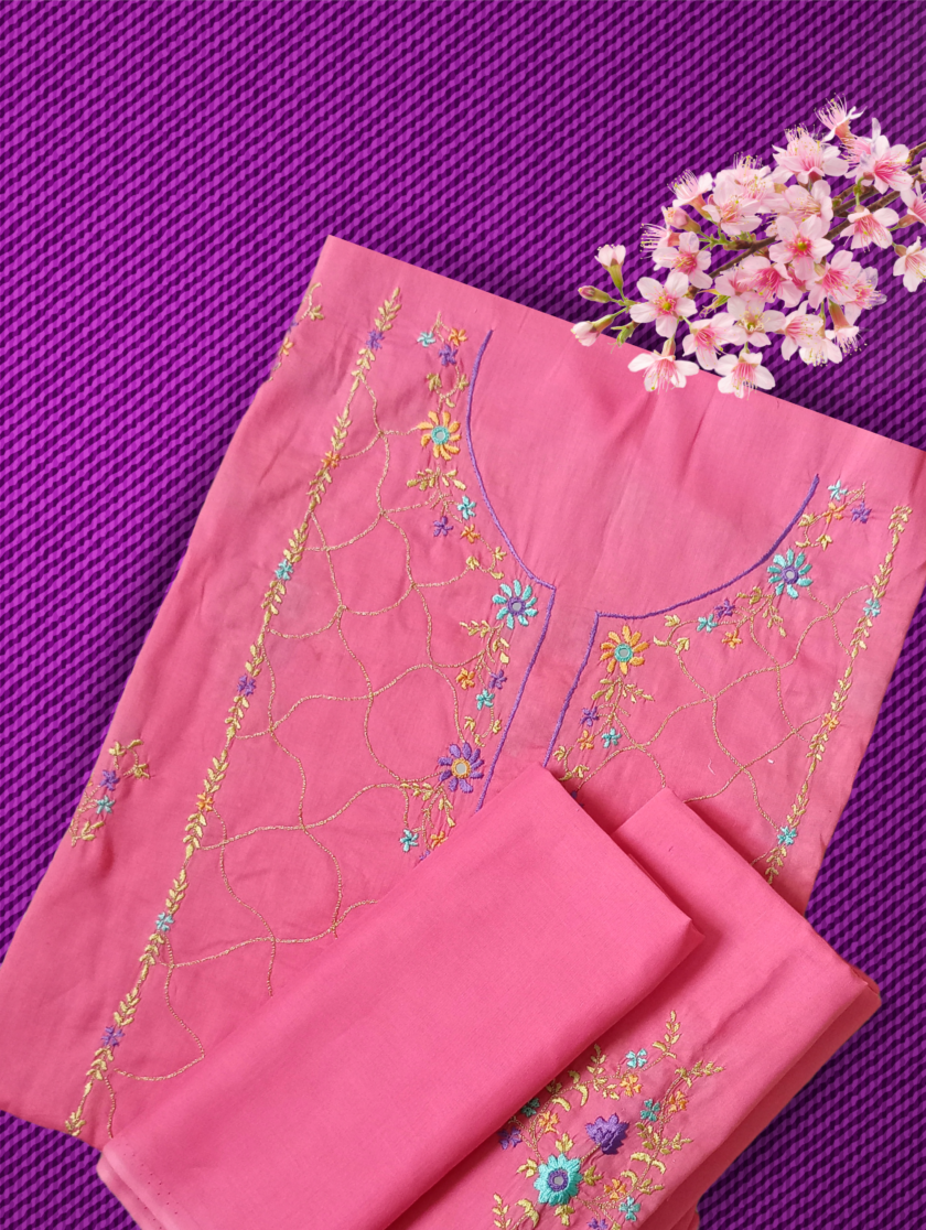 3 pc embroidered lawn