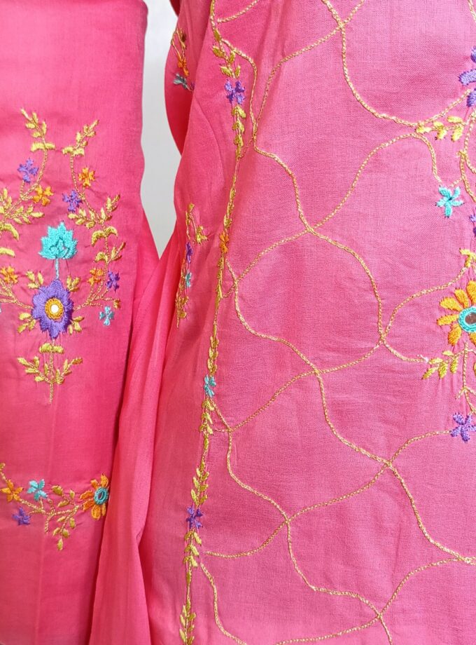 3 Pc Embroidered Lawn