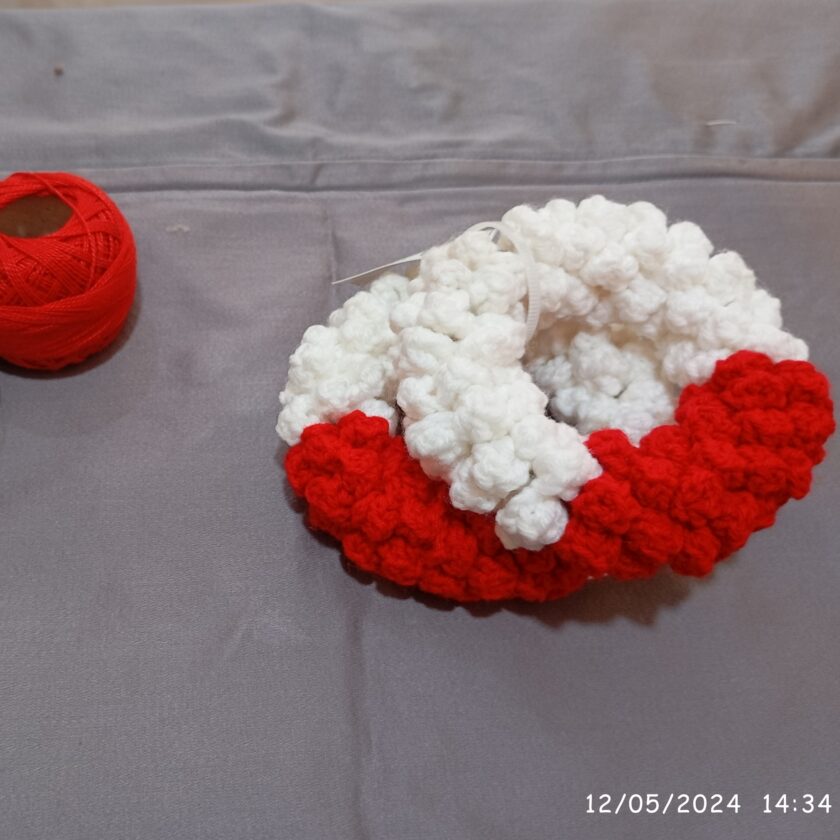 Crochet Floral Bracelet \ Gajrey - Image 3