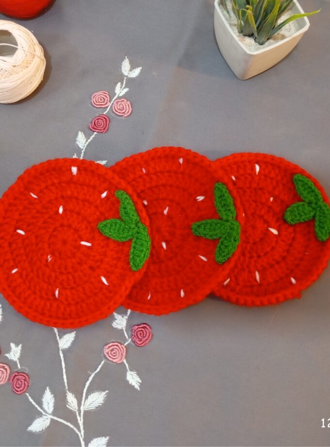 Strawberry Tea Coaster