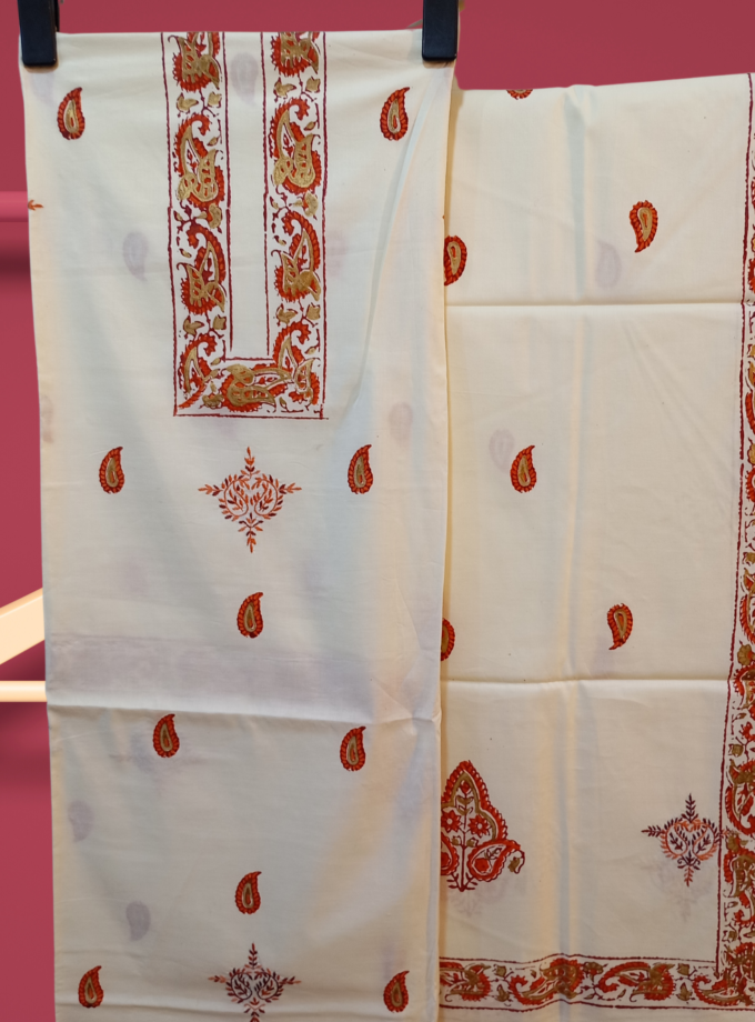 2Pc Embroidered Lawn