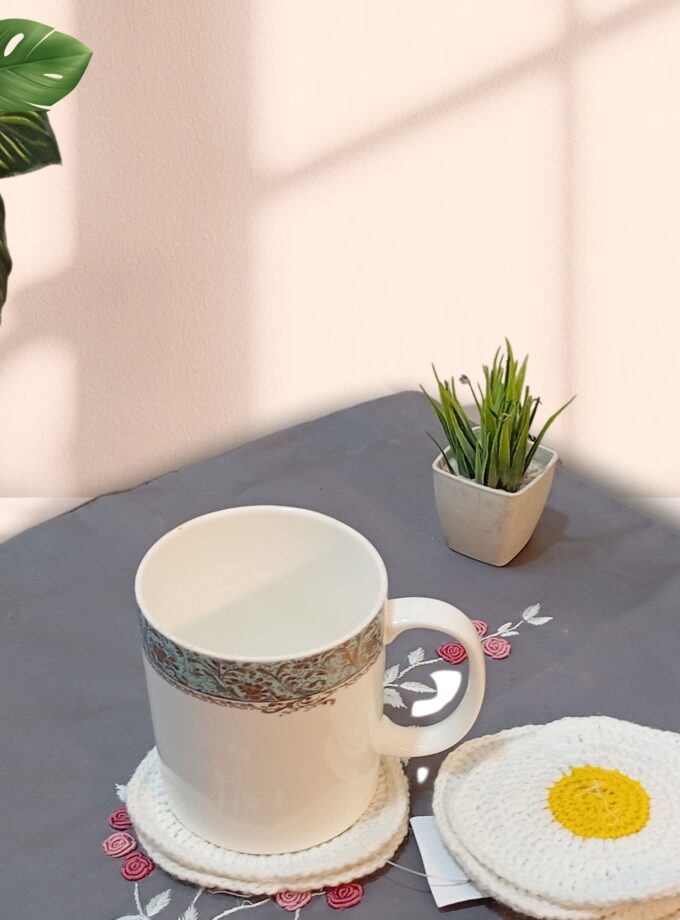 Fried Egg design Tea Coaster
