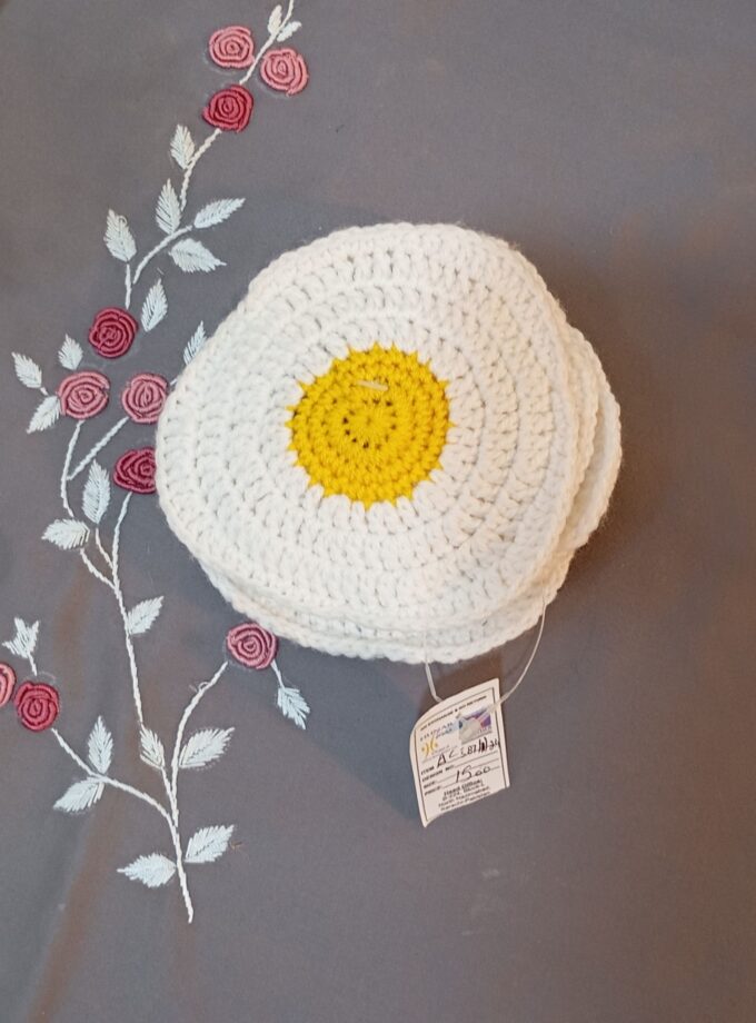 Fried Egg design Tea Coaster