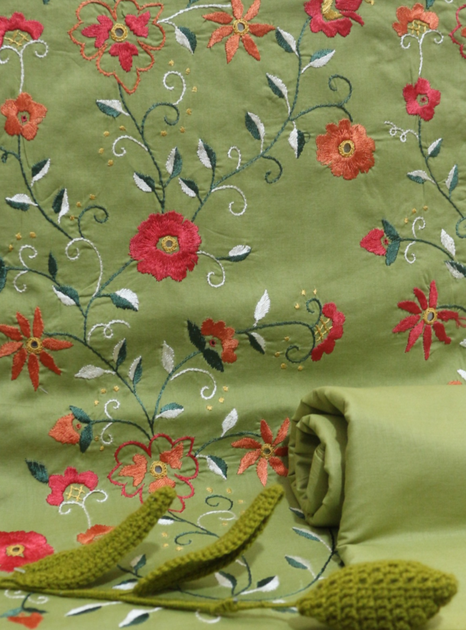 2-Piece Embroidered Suit