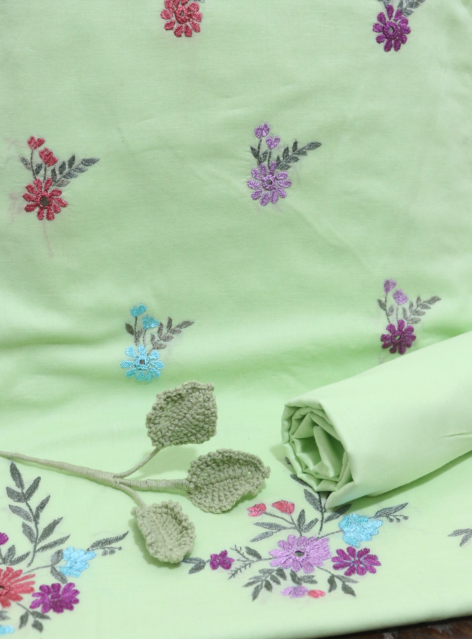 2-Piece Embroidered Suit