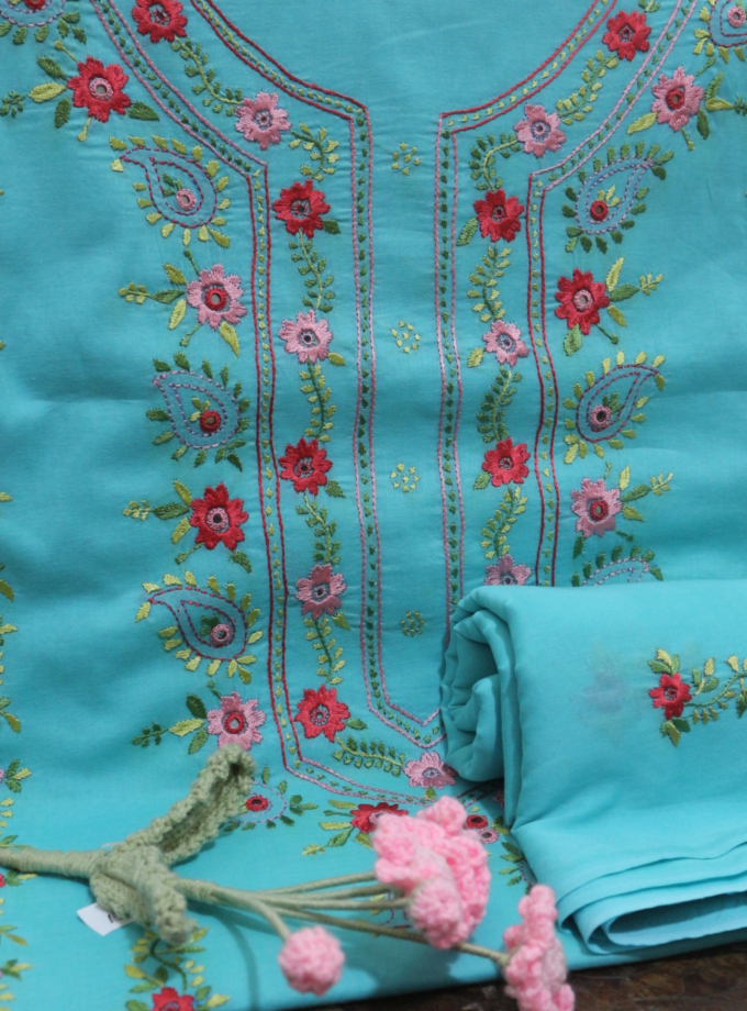 2-Piece Embroidered Suit
