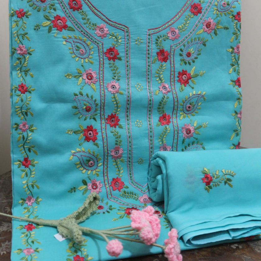 2-Piece Embroidered  Suit - Image 2