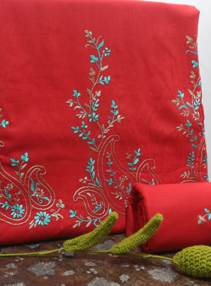 2-Piece Embroidered Suit