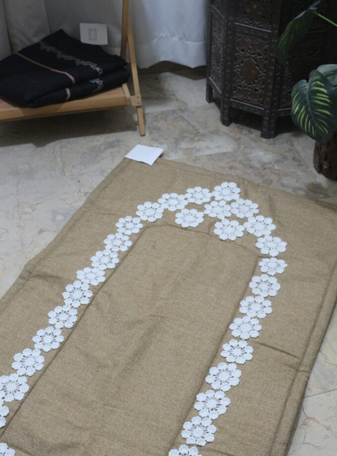 Floral Crochet Prayer Mat