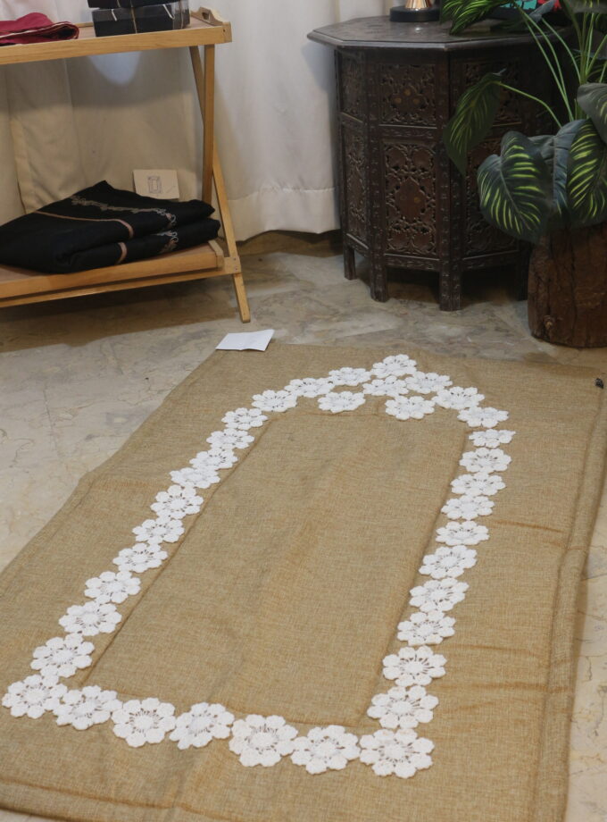 Floral Crochet Prayer Mat