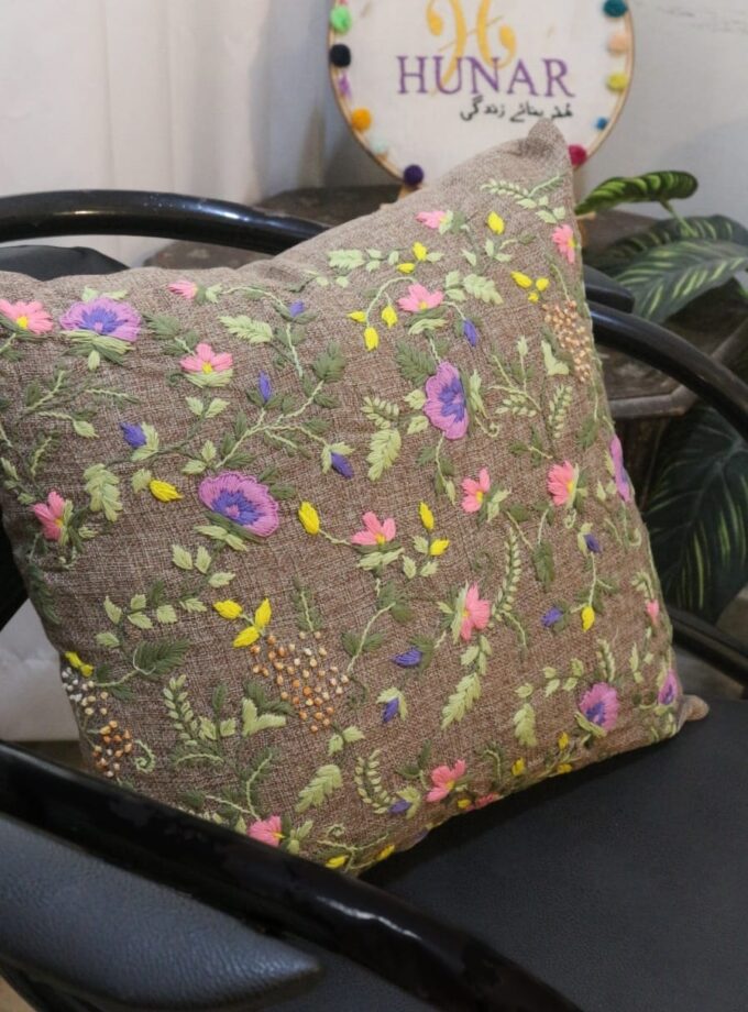 2 Pc Embroidered Cushion Covers