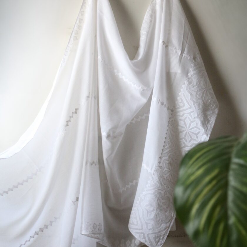 Applique Work Dupatta - Image 2