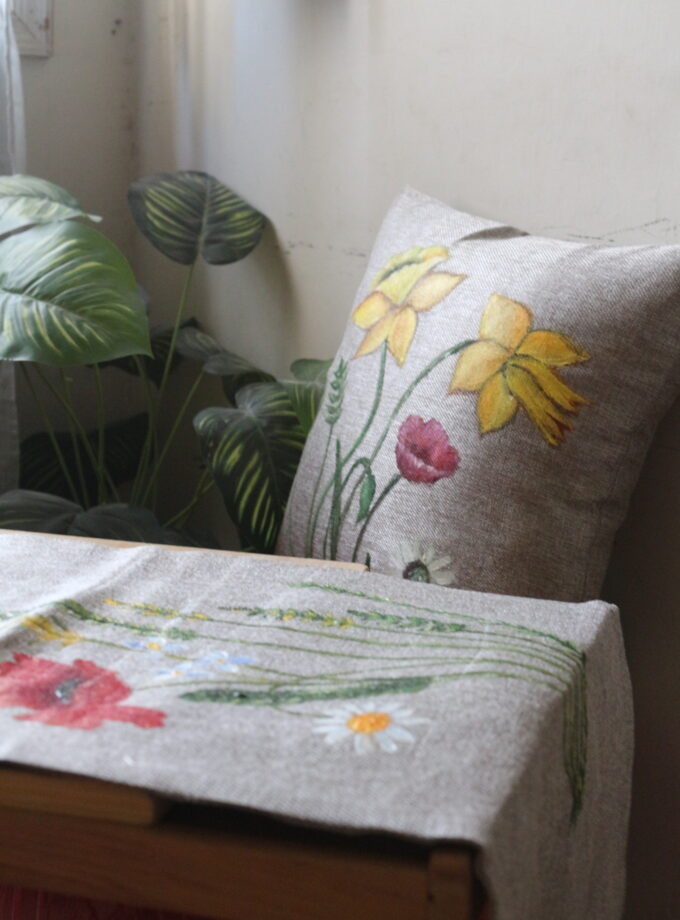 5 Piece Runner & cushion covers set