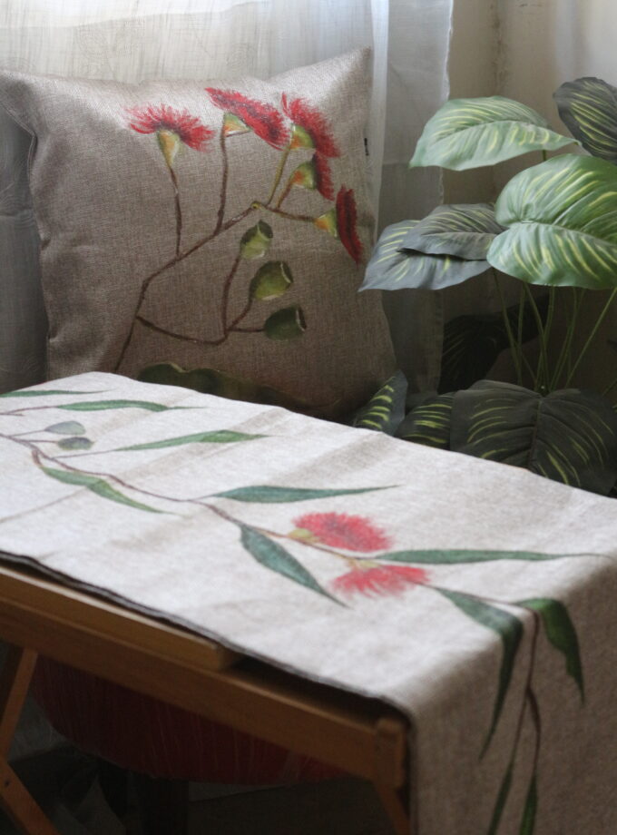 3 Piece Runner & cushion covers set