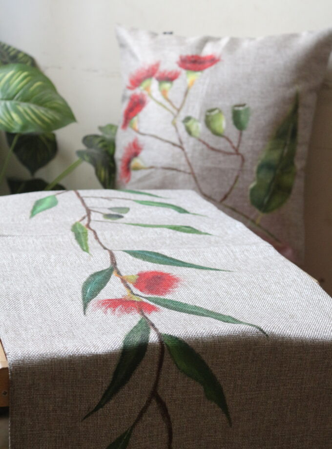 3 Piece Runner & cushion covers set