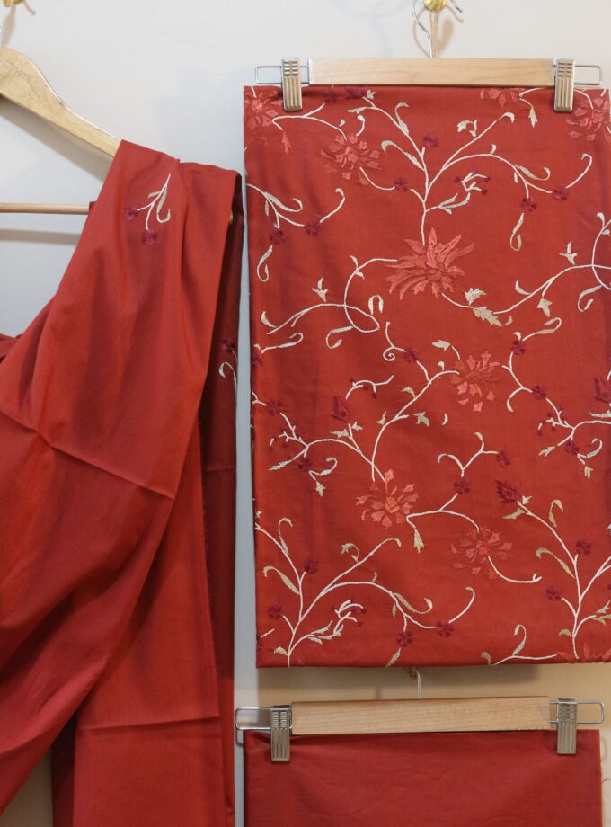 3 Pcs Embroidered Suit