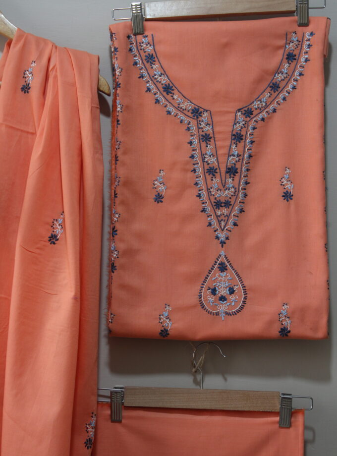3 Pcs Embroidered Suit