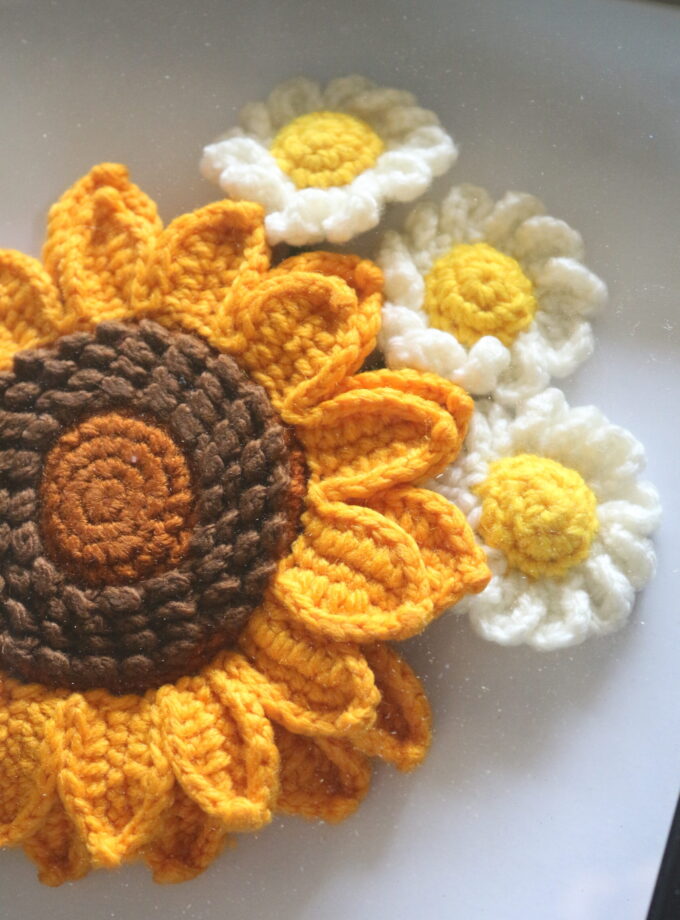 3D Floral Frame Wall Hanging