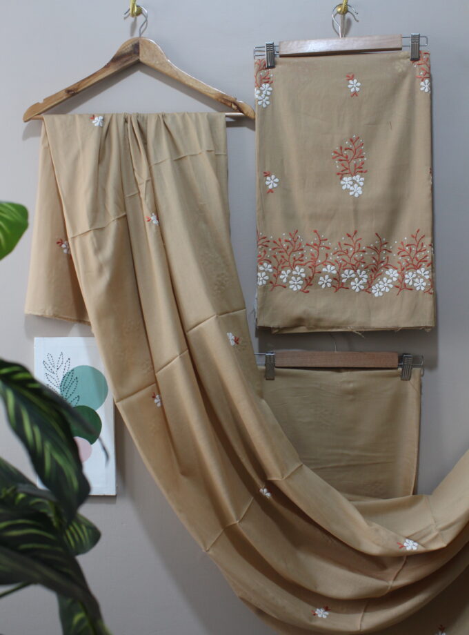 3 Pcs Suit with PP Work