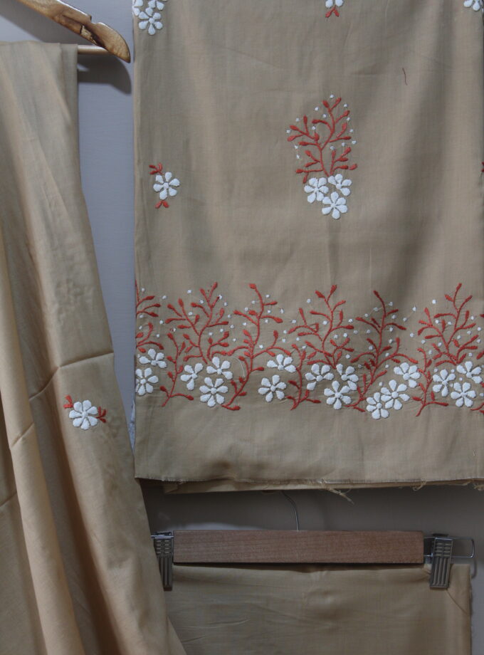 3 Pcs Suit with PP Work