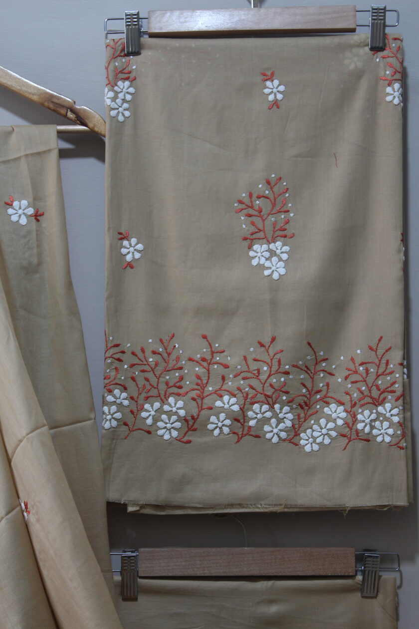 3 Pcs Suit with PP Work
