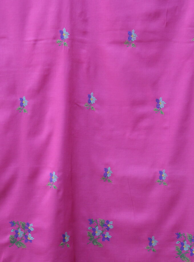 2 Pcs Suit with Cross stitch