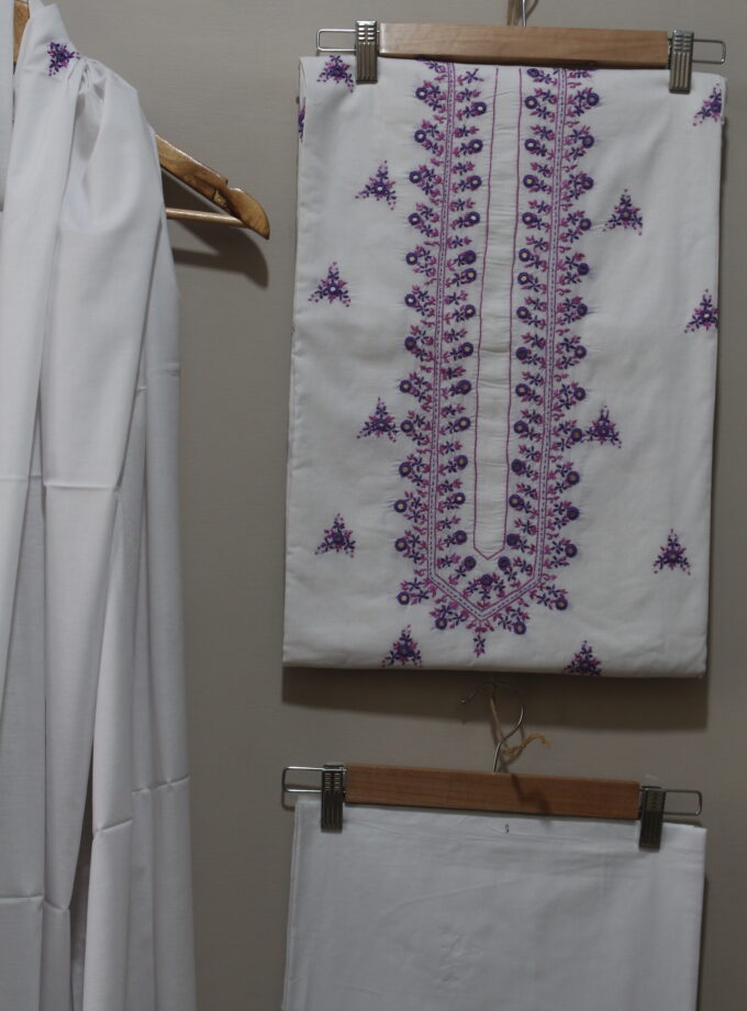 3 Pcs Embroidery + mirror work Suit