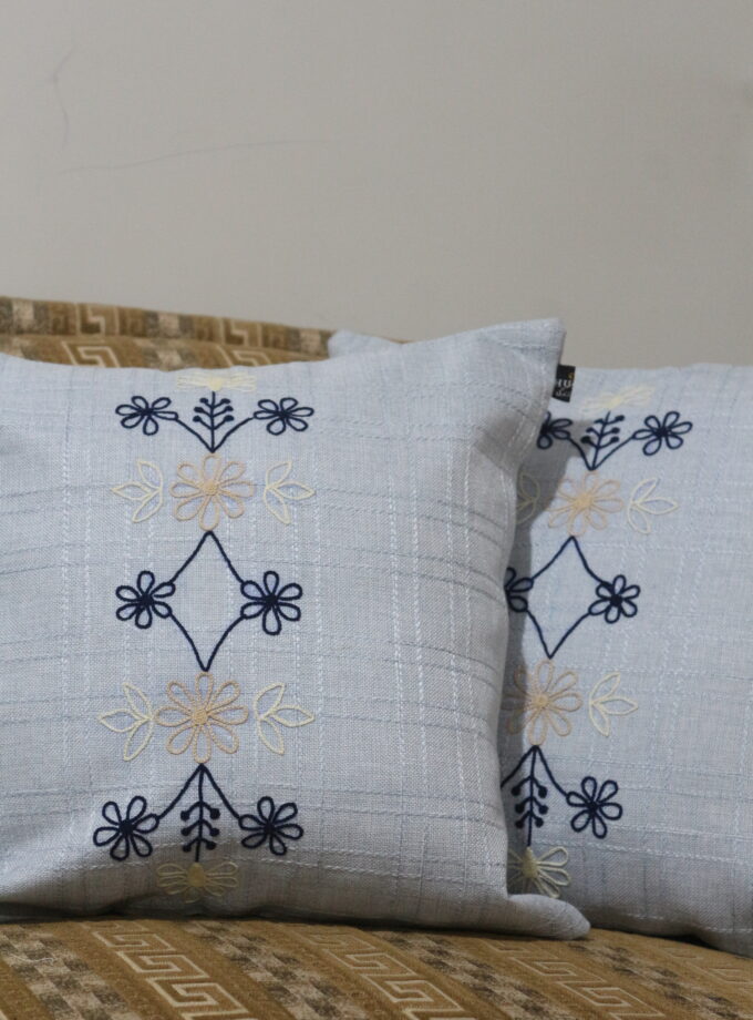 6 Pcs Embroidered Runner cushion covers set