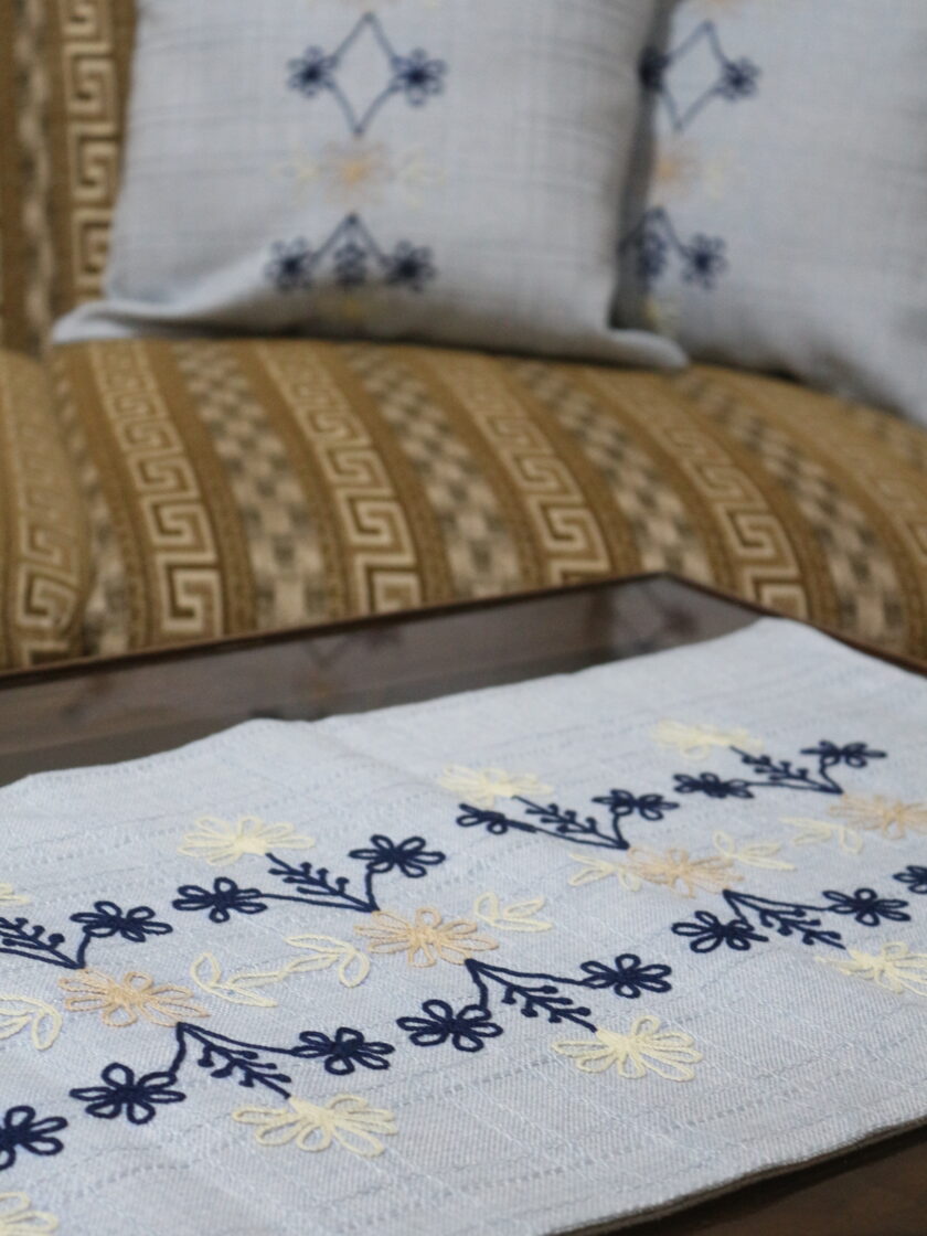 6 Pcs Embroidered Runner cushion covers set - Image 2